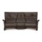 Graues Ergoline Leder Sofa von Himolla 1