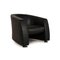 Black Leather Ego Armchair from Rolf Benz 1