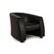 Black Leather Ego Armchair from Rolf Benz, Image 1