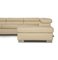 Cream Leather Courage Sofa from Ewald Schillig 9