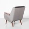 Angular Dutch Armchair With New Upholstery 13