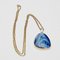 Vintage Swedish Blue Stone Silverpendant by Ove Nordström, 1970s 3