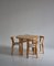 Modern Scandinavian Dining Set in Ash and Birch by Alvar Aalto for Artek, 1970s, Set of 5 6