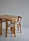 Modern Scandinavian Dining Set in Ash and Birch by Alvar Aalto for Artek, 1970s, Set of 5 4