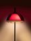 Rote Vintage Vintage Lampe, Italien, 1970er 4