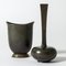 Patinated Bronze Vase from GAB, 1930s 8