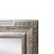 Neoclassical Regency Silver Mirror in Hand-Carved Wood, 1970, Image 4