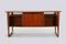 Danish Teak Desk with Bar, 1960s 5