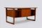 Danish Teak Desk with Bar, 1960s 14