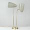 Mid-Century Swedish Grey Fiberglass Desk Lamp, 1950s 2