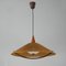 Mid-Century Cord, Teak & Acrylic Pendant Lamp from Temde, Switzerland, 1960s, Image 2