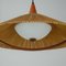 Mid-Century Cord, Teak & Acrylic Pendant Lamp from Temde, Switzerland, 1960s, Image 9