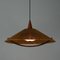 Mid-Century Cord, Teak & Acrylic Pendant Lamp from Temde, Switzerland, 1960s 6
