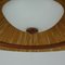 Mid-Century Cord, Teak & Acrylic Pendant Lamp from Temde, Switzerland, 1960s, Image 15