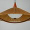 Mid-Century Hängelampe aus Cord, Teak & Acryl von Temde, Schweiz, 1960er 12