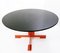 Italian Orange Dining Table in Wood and Black Granite from Azucena, 1980s 4