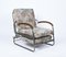 Bauhaus Chrome & Walnut Wood Adjustable Bed Armchair by Marcel Breuer, 1930s 5