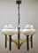 Chandelier with 5 Opaline Glass Globes 7