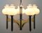 Chandelier with 5 Opaline Glass Globes, Image 10