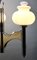 Lámpara de araña con 5 globos de vidrio opalino, Imagen 4
