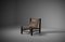 Low Wood and Block Pattern Rope Lounge Chair, France, 1960s, Image 3