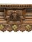 Wide Dutch 19th Century Oak Coat Rack with Carved Angels 3