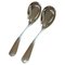 Dutch Silver Serving Spoons by Gerritsen & Van Kempen, 1949 and 1950, Set of 2 1