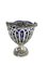 German Silver Basket with Blue Glass by Storck & Sinsheimer, Image 2