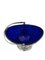 German Silver Basket with Blue Glass by Storck & Sinsheimer 4