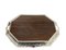 Silver Tray with Wooden Melamine by H. Hooijkaas, 1974 4