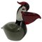 Murano Glas Vogel Figur von Salviati & Company, 1960er 1