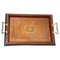 Art Nouveau Mahogany Serving Tray, Image 1