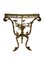 19th Century French 3 Legged Bronze Side Table 2