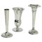 Silver Small Vases, Set of 3 1