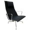 Fauteuil Modèle EA124 en Aluminium par Eames pour Vitra 1