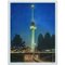 Bob Lens, Euromast by Night, Rotterdam, 1975, Oil on Canvas 1