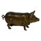 Brass Vesta Match Case in the Shape of a Pig, Image 1