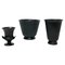 Schwarzes Ravenstone Set von Wedgwood, 3er Set 1