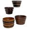 19th Century Dutch Wooden Knot Baskets, Set of 4, Image 1