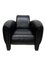 DS-57 Black Leather Chair by Franz Romero for De Sede 3