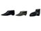 Schuhförmige Schnupftabakdosen aus Holz, 19. Jh., 3er Set 2