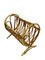 Silla y revistero Mid-Century de ratán y bambú. Juego de 2, Imagen 8