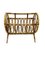 Mid-20th Century Rattan and Bamboo Chair and Magazine Rack, Set of 2 9