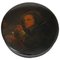 Papier-Mâché Snuffbox Painted with a Portrait of a Smoking Man, Image 1