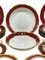 Limoges Tafelservice in polierter Vergoldung mit Achat von Raynaud & Co., Set of 199 5