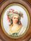 Miniature Framed Portrait of a Lady Painted on Porcelain 5