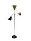 3-Arm Floor Lamp with Pierced Metal Matte Shades, 1960s, Image 10