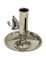 Small Silver Chamber Candlestick 3