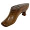 Early 19th Century Dutch Wooden Shoe Shaped Snuff Box 1