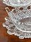 19th Century Russian Crystal Cut Set with Castellated Rims, Set of 3 5